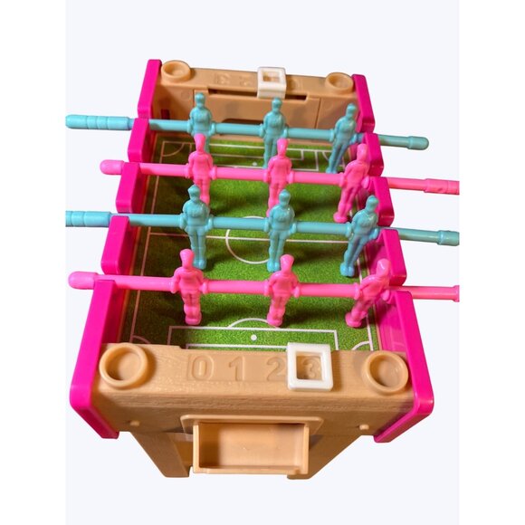 Barbie Miniature Foosball Table Toy with Dog and Water Bottle - Picture 6 of 15
